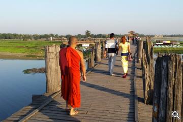 U-Bein Bridge bei Mandalay