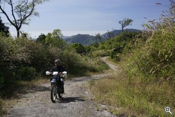 Bergstrasse in Myanmar