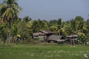 Bambushütten in Myanmar