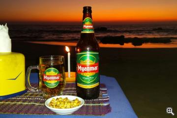 Ngapali Beach, Sonnenuntergang
