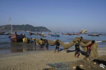 Fischer am Ngapali Beach