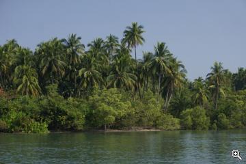 Flusslandschaft bei Ngwe Saung