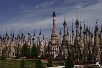 Die Kakku Pagoden in Myanmar