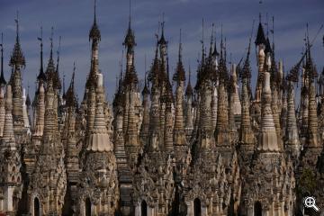 Die Kakku Pagoden in Burma
