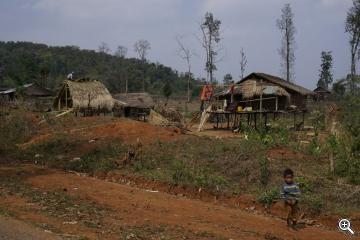 Kleines Dorf in Myanmar