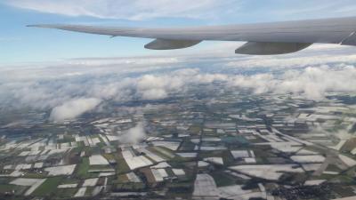 Abflug in München, Fleckenteppich