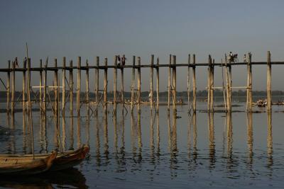 U-Bein Brücke südlich von Mandalay